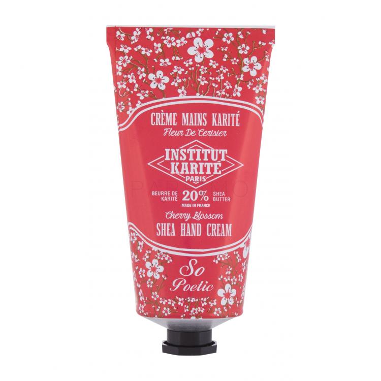 Institut Karité Shea Hand Cream Cherry Blossom Kézkrém nőknek 75 ml