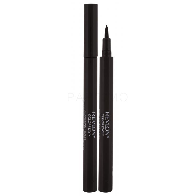 Revlon Colorstay Liquid Eye Pen Szemhéjtus nőknek 1,6 g Változat 01 Blackest Black teszter