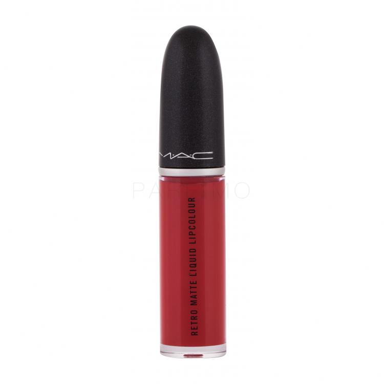 MAC Retro Matte Liquid Lipcolour Rúzs nőknek 5 ml Változat 104 Fashion Legacy