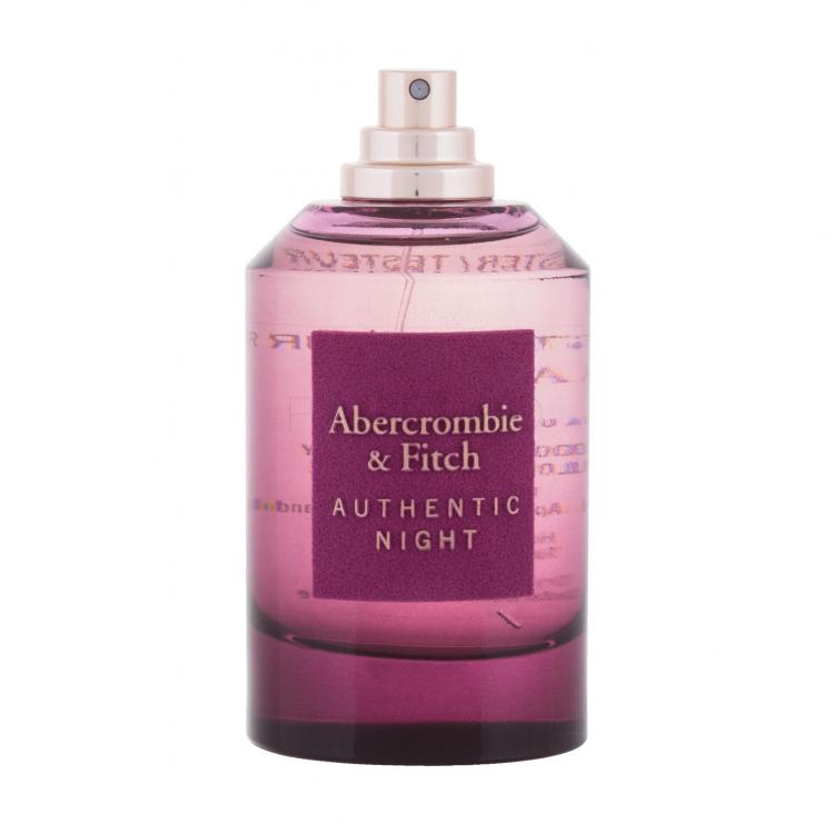 Abercrombie &amp; Fitch Authentic Night Eau de Parfum nőknek 100 ml teszter