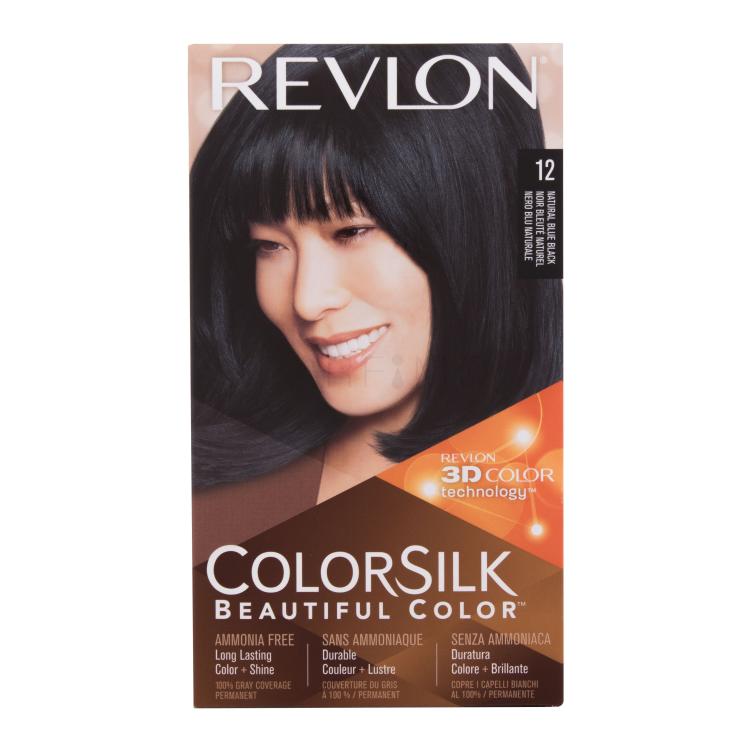 Revlon Colorsilk Beautiful Color Hajfesték nőknek Változat 12 Natural Blue Black Szett