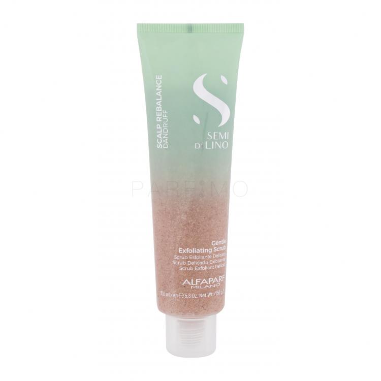 ALFAPARF MILANO Semi Di Lino Scalp Rebalance Gentle Exfoliating Scrub Korpásodás elleni készítmény nőknek 150 ml