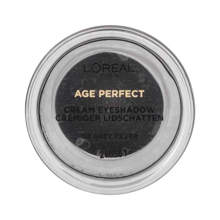 L&#039;Oréal Paris Age Perfect Cream Eyeshadow Szemhéjfesték nőknek 4 ml Változat 08 Grey Fever