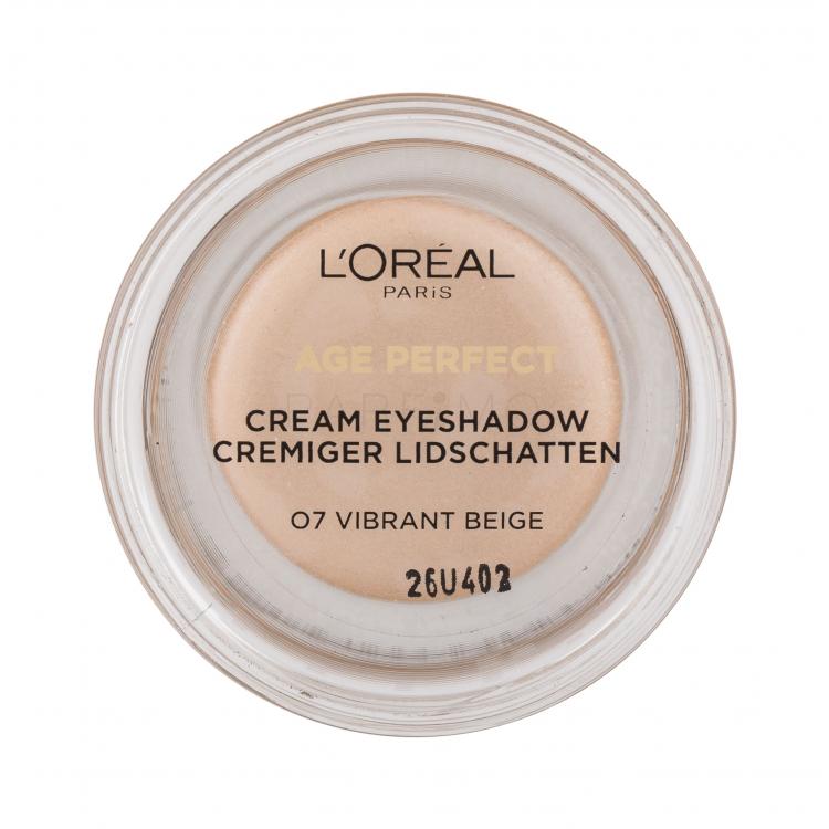 L&#039;Oréal Paris Age Perfect Cream Eyeshadow Szemhéjfesték nőknek 4 ml Változat 07 Vibrant Beige