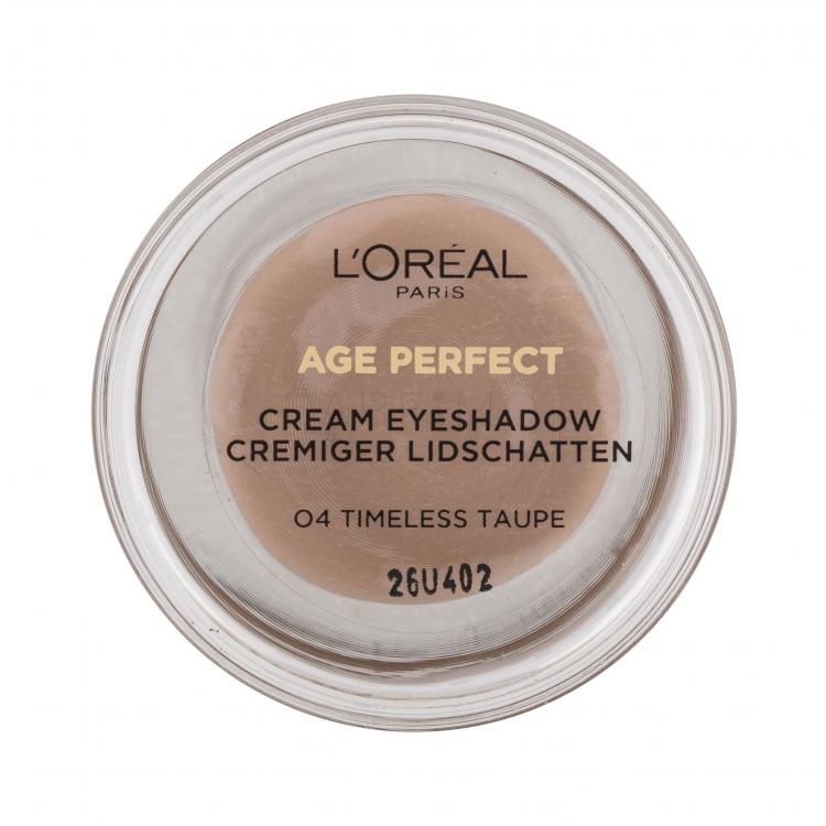 L&#039;Oréal Paris Age Perfect Cream Eyeshadow Szemhéjfesték nőknek 4 ml Változat 04 Timeless Taupe