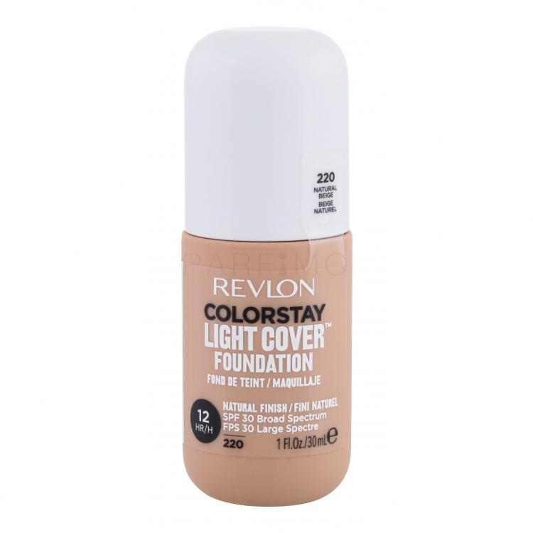 Revlon Colorstay Light Cover SPF30 Alapozó nőknek 30 ml Változat 220 Natural Beige