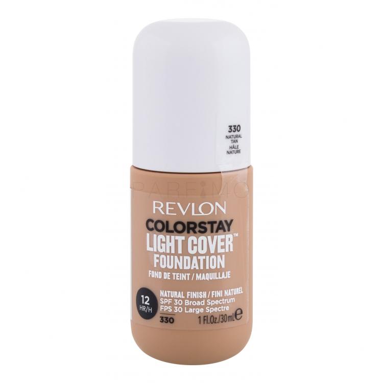 Revlon Colorstay Light Cover SPF30 Alapozó nőknek 30 ml Változat 330 Natural Tan