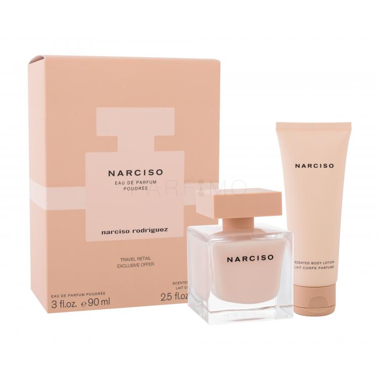 Narciso Rodriguez Narciso Poudrée Ajándékcsomagok Eau de Parfum 90 ml + testápoló tej 75 ml
