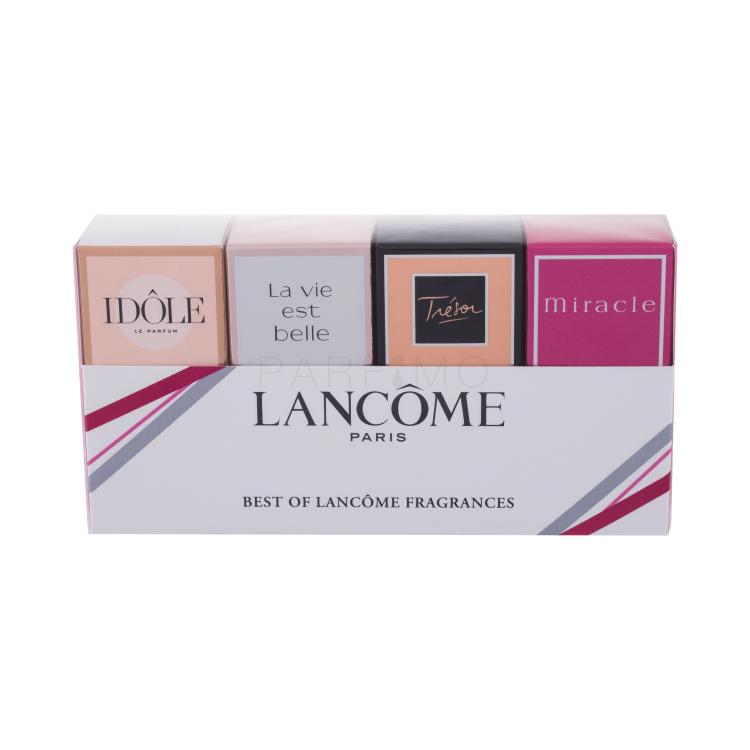 Lancôme Best Of Lancôme Ajándékcsomagok Trésor Eau de Parfum 7,5 ml + Idole Eau de Parfum 5 ml + La Vie Est Belle Eau de Parfum 4 ml + Miracle Eau de Parfum 5 ml