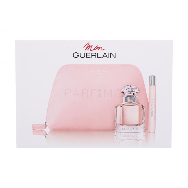Guerlain Mon Guerlain Ajándékcsomagok Eau de Toilette 50 ml + Eau de Toilette 10 ml + kozmetikai táska