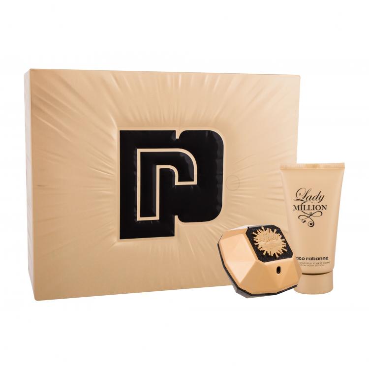 Paco Rabanne Lady Million Fabulous Ajándékcsomagok Eau de Parfum 50 ml + testápoló tej 75 ml