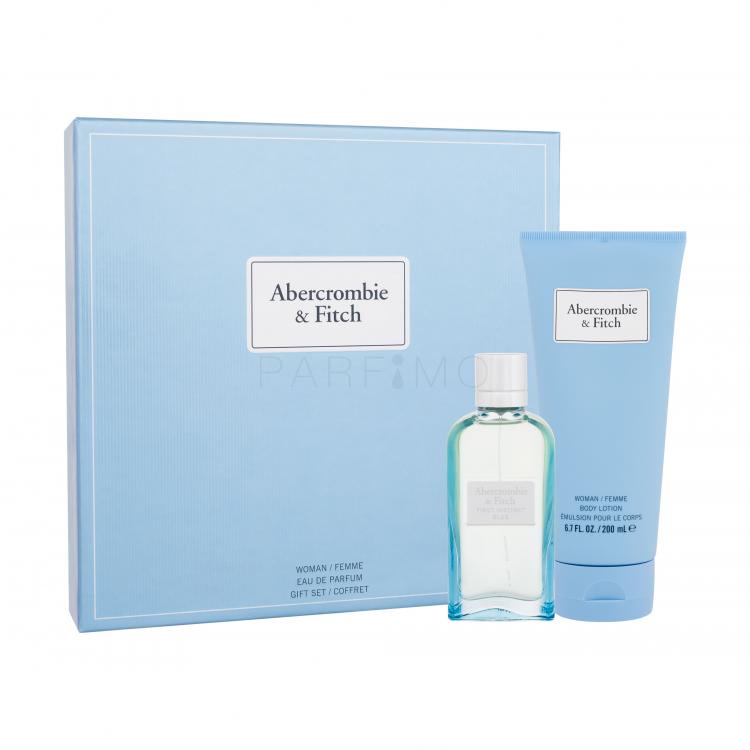 Abercrombie &amp; Fitch First Instinct Blue Ajándékcsomagok Eau de Parfum 50 ml + testápoló tej 200 ml