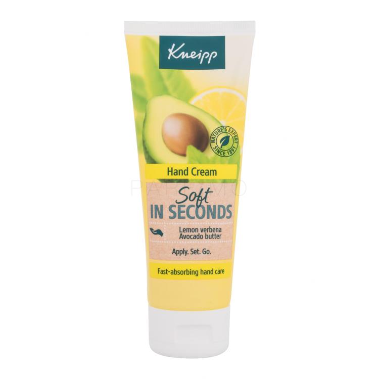Kneipp Hand Cream Soft In Seconds Lemon Verbena &amp; Apricots Kézkrém 75 ml