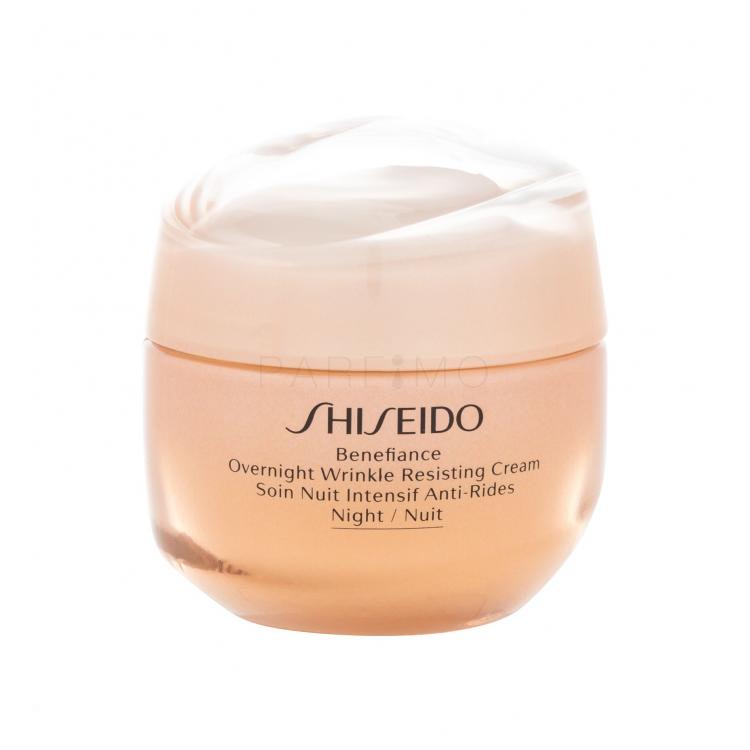 Shiseido Benefiance Overnight Wrinkle Resisting Cream Éjszakai szemkörnyékápoló krém nőknek 50 ml