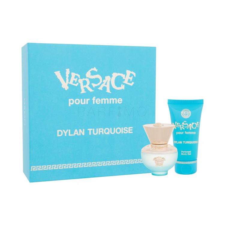 Versace Pour Femme Dylan Turquoise Ajándékcsomagok Eau de Toilette 30 ml + testápoló gél 50 ml