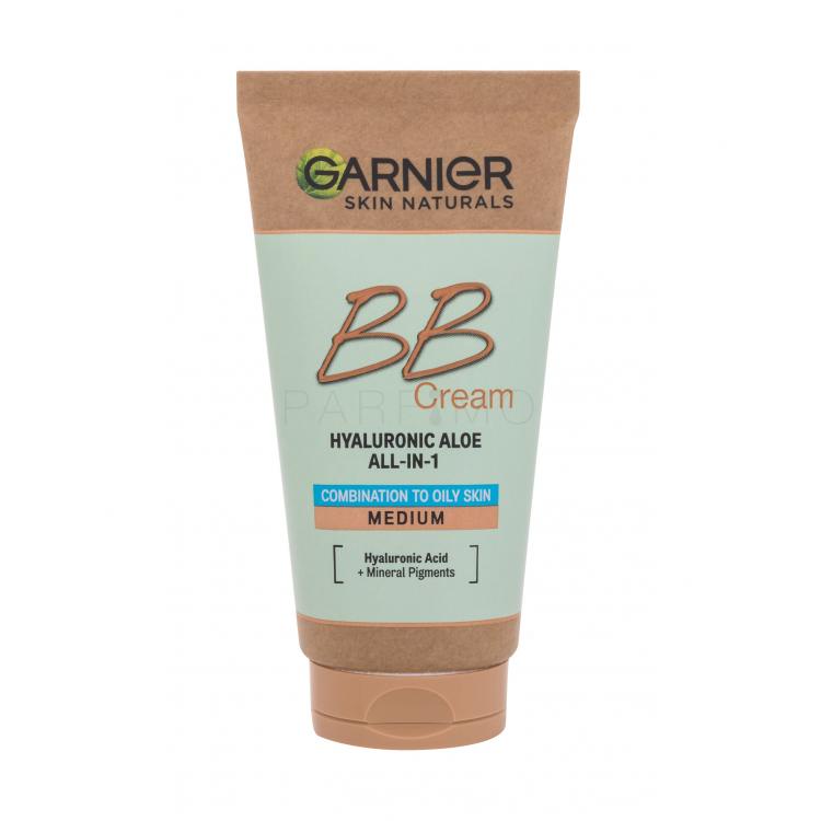 Garnier Skin Naturals BB Cream Hyaluronic Aloe All-In-1 SPF25 BB krém nőknek 50 ml Változat Medium