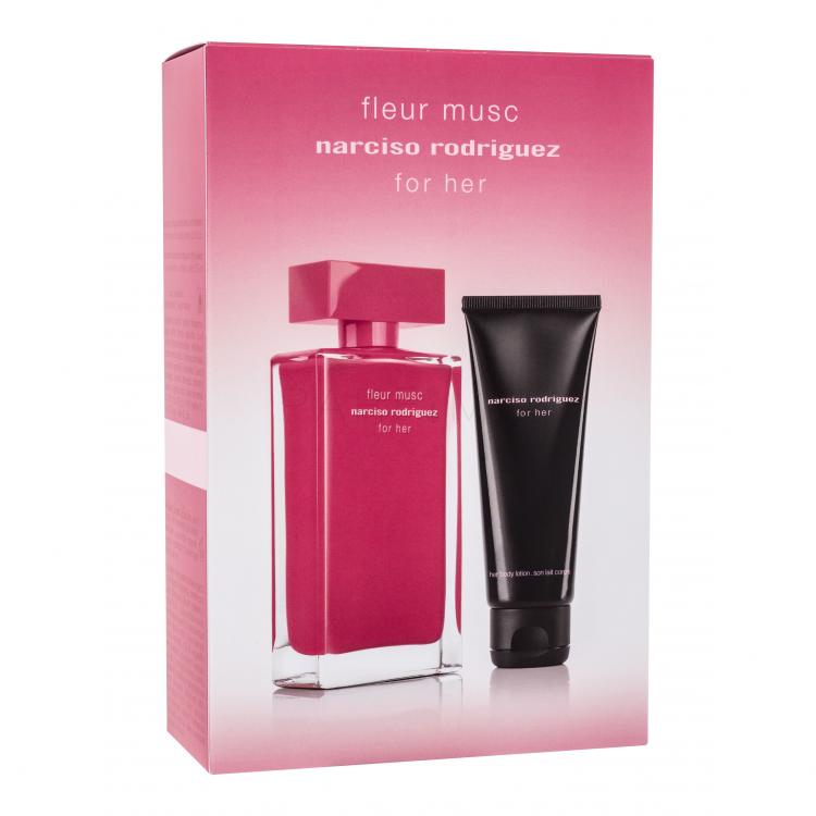 Narciso Rodriguez Fleur Musc for Her Ajándékcsomagok Eau de Parfum 100 ml + testápoló tej 75 ml