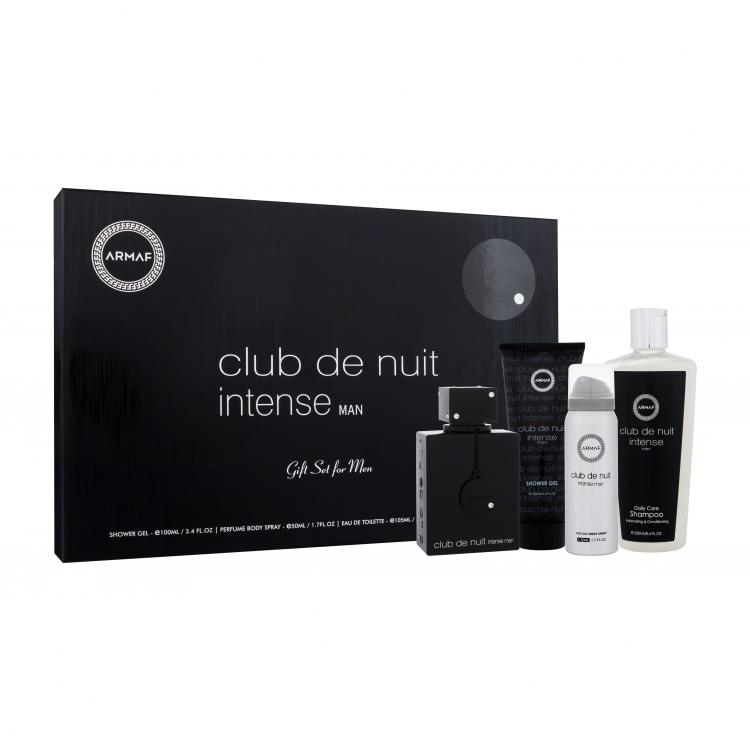 Armaf Club de Nuit Intense Man Ajándékcsomagok Eau de Toilette 105 ml + tusfürdő 100 ml + dezodor 50 ml + sampon 250 ml