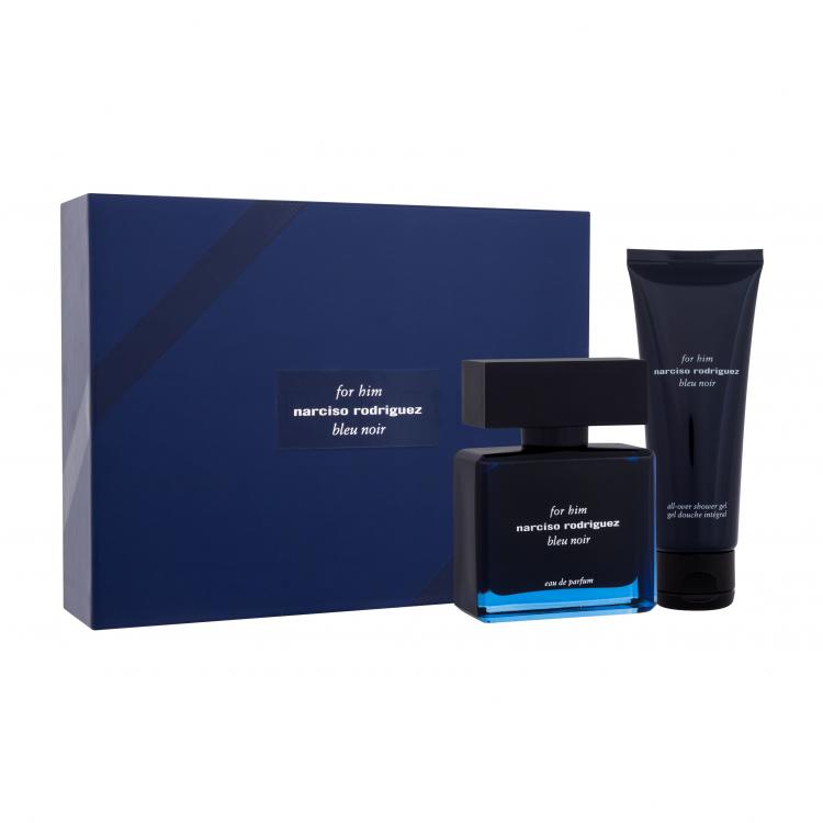 Narciso Rodriguez For Him Bleu Noir Ajándékcsomagok Eau de Parfum 50 ml + tusfürdő 75 ml