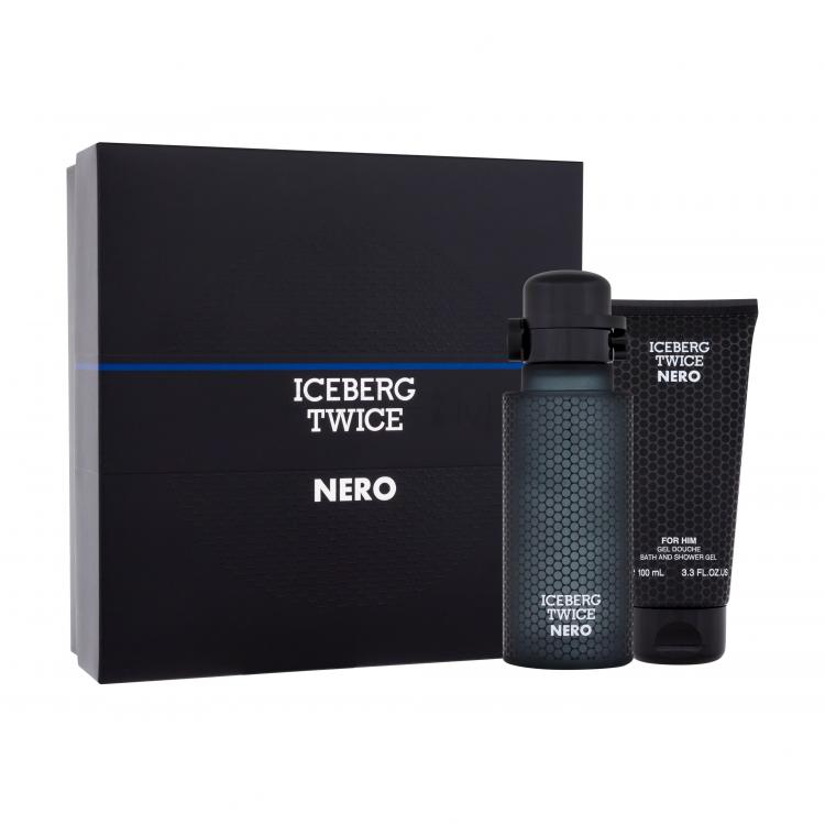 Iceberg Twice Nero Ajándékcsomagok Eau de Toilette 125 ml + tusfürdő 100 ml