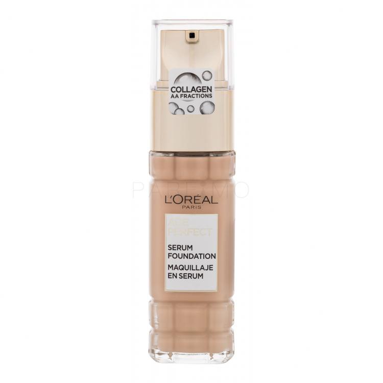 L&#039;Oréal Paris Age Perfect Serum Foundation Alapozó nőknek 30 ml Változat 150 Cream Beige