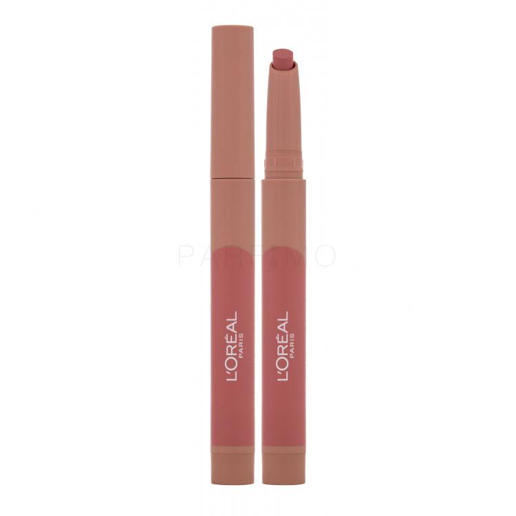 L&#039;Oréal Paris Infaillible Matte Lip Crayon Rúzs nőknek 1,3 g Változat 102 Caramel Blondie