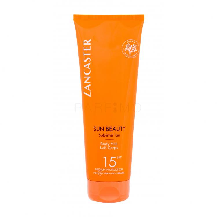 Lancaster Sun Beauty Body Milk SPF15 Fényvédő készítmény testre 250 ml