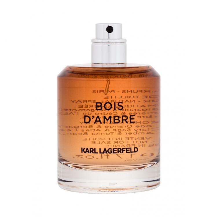 Karl Lagerfeld Les Parfums Matières Bois d&#039;Ambre Eau de Toilette férfiaknak 50 ml teszter