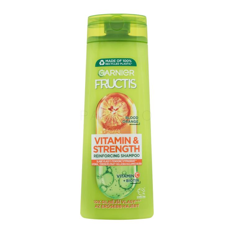 Garnier Fructis Vitamin &amp; Strength Reinforcing Shampoo Sampon nőknek 400 ml