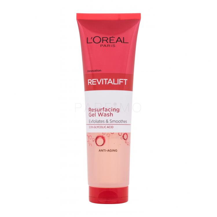 L&#039;Oréal Paris Revitalift Resurfacing Gel Wash Arctisztító gél nőknek 150 ml