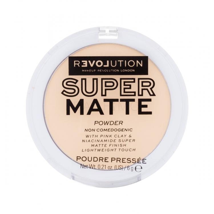 Revolution Relove Super Matte Powder Púder nőknek 6 g Változat Translucent