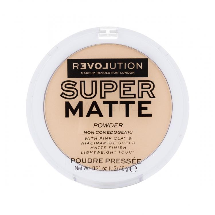 Revolution Relove Super Matte Powder Púder nőknek 6 g Változat Vanilla