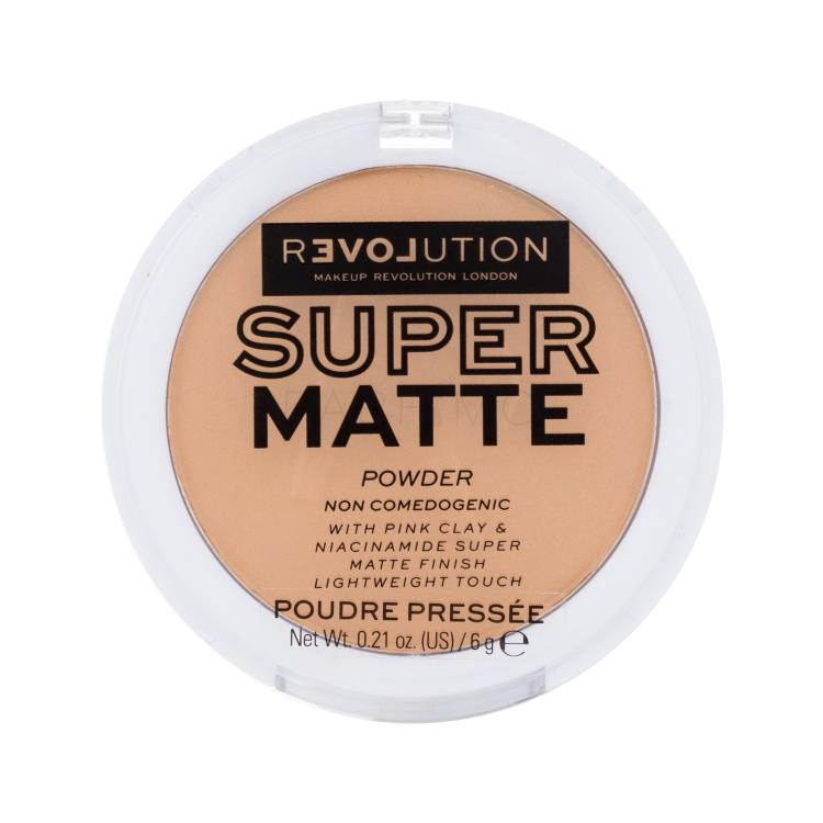 Revolution Relove Super Matte Powder Púder nőknek 6 g Változat Warm Beige