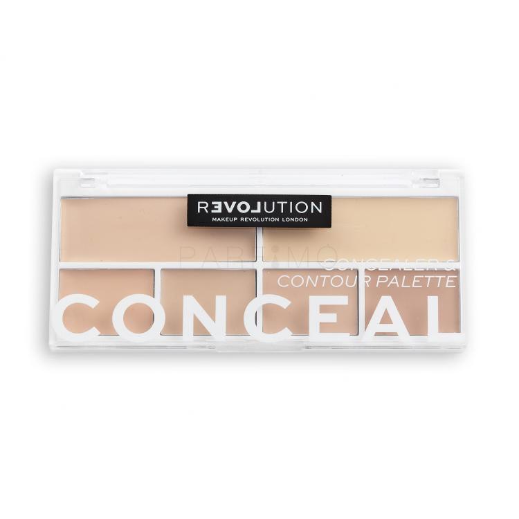 Revolution Relove Conceal Me Concealer &amp; Contour Palette Kontúrozó paletta nőknek 11,2 g Változat Fair