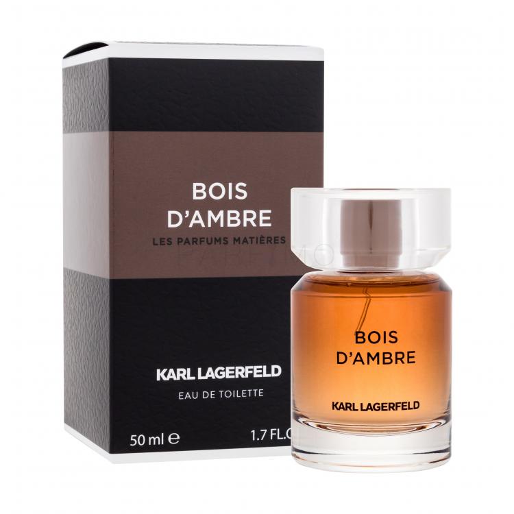 Karl Lagerfeld Les Parfums Matières Bois d&#039;Ambre Eau de Toilette férfiaknak 50 ml