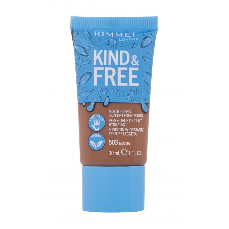 Rimmel London Kind &amp; Free Skin Tint Foundation Alapozó nőknek 30 ml Változat 503 Mocha