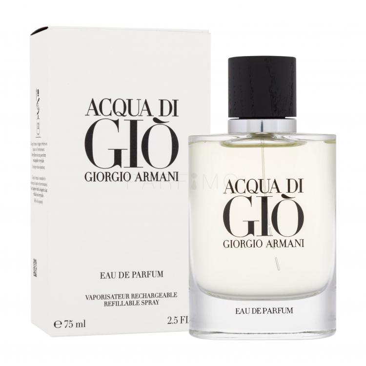 Giorgio Armani Acqua di Giò Eau de Parfum férfiaknak Utántölthető 75 ml