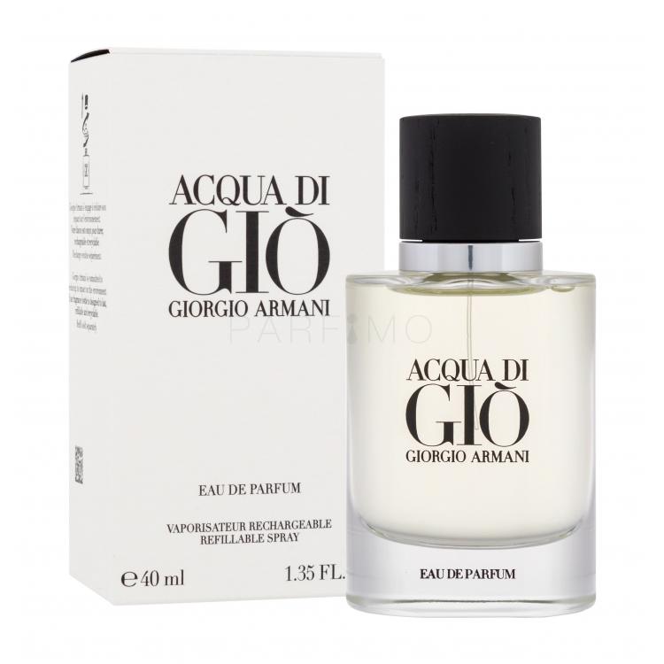 Giorgio Armani Acqua di Giò Eau de Parfum férfiaknak Utántölthető 40 ml