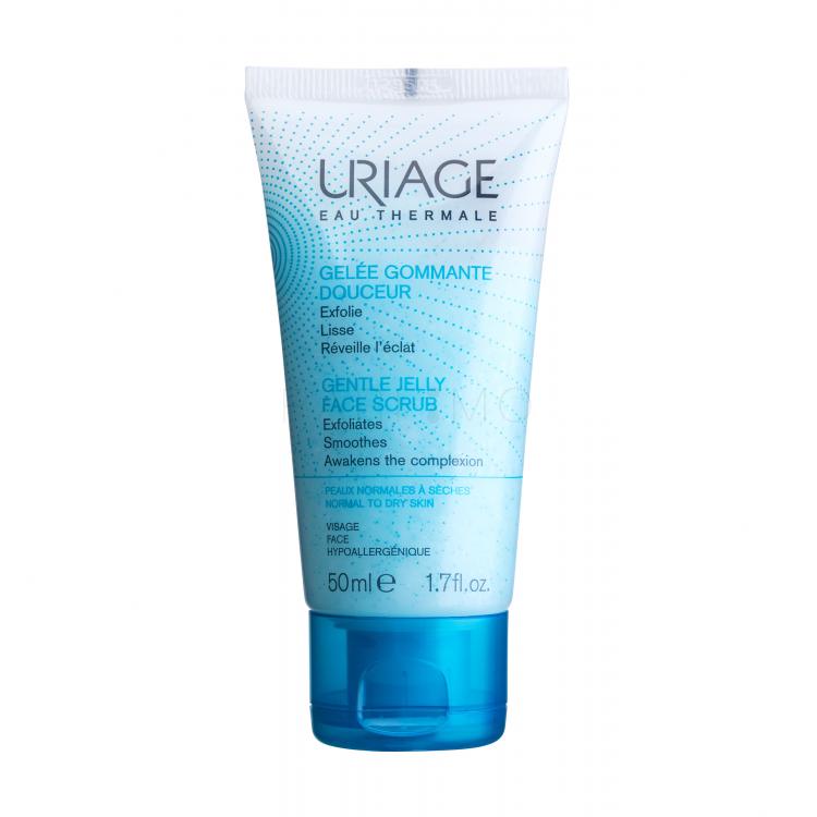 Uriage Gentle Jelly Face Scrub Bőrradír nőknek 50 ml