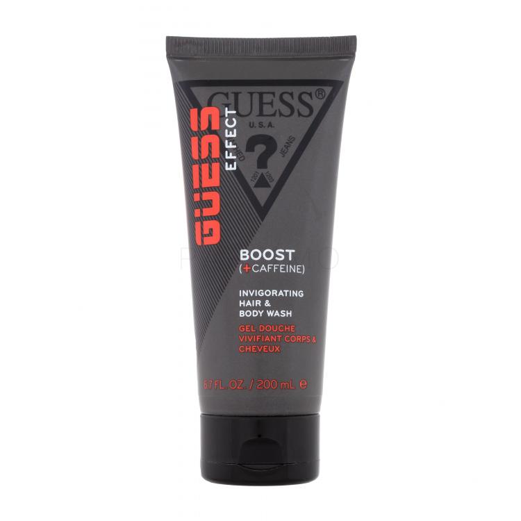GUESS Grooming Effect Invigorating Hair &amp; Body Wash Tusfürdő férfiaknak 200 ml