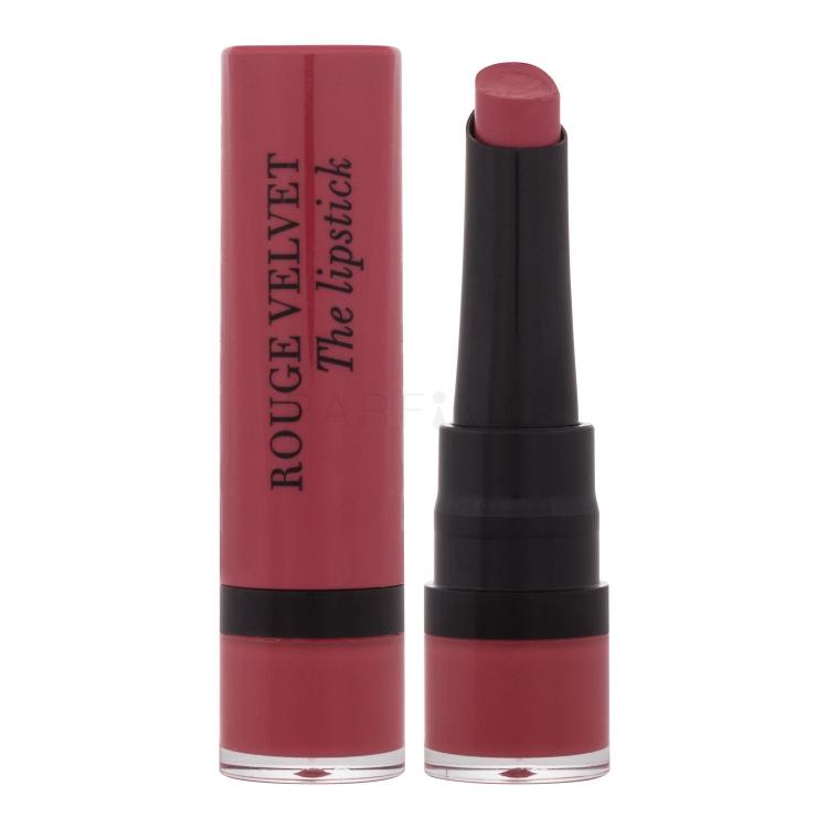 BOURJOIS Paris Rouge Velvet The Lipstick Rúzs nőknek 2,4 ml Változat 04 Hip Hip Pink