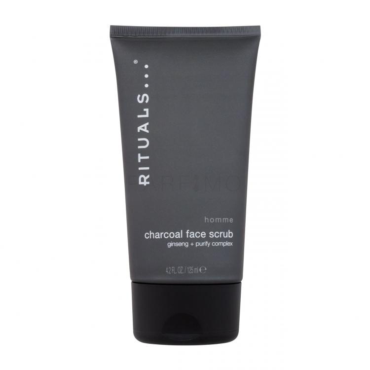 Rituals Homme Charcoal Face Scrub Bőrradír férfiaknak 125 ml