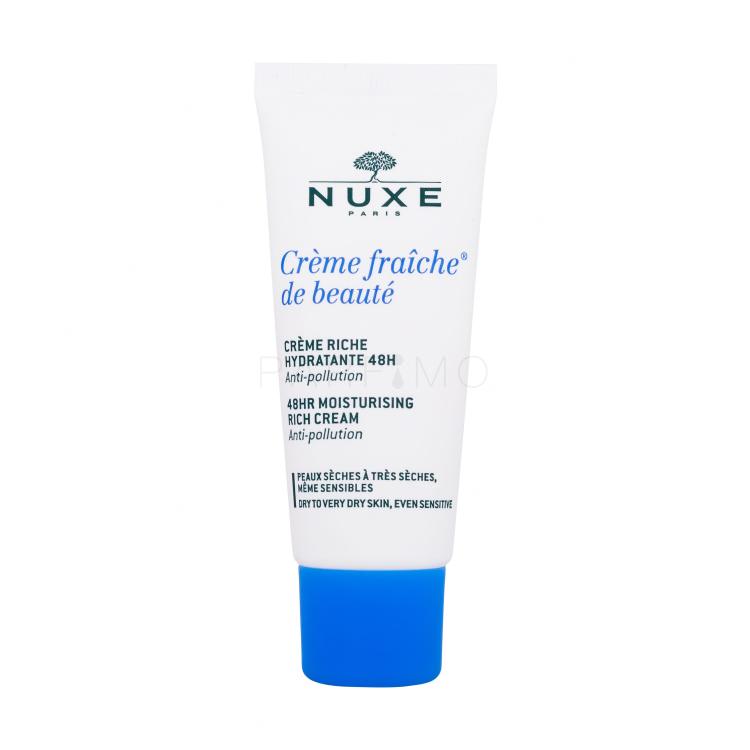 NUXE Creme Fraiche de Beauté Moisturising Rich Cream Nappali arckrém nőknek 30 ml