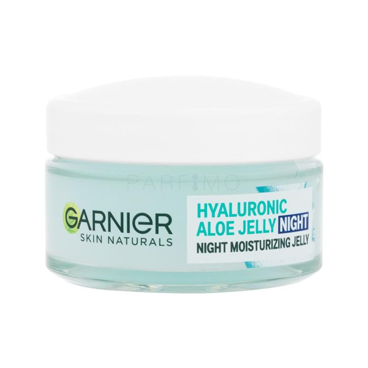 Garnier Skin Naturals Hyaluronic Aloe Night Moisturizing Jelly Éjszakai szemkörnyékápoló krém nőknek 50 ml