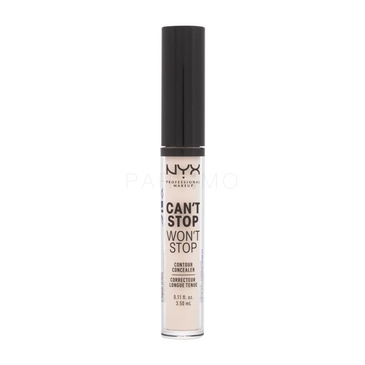 NYX Professional Makeup Can&#039;t Stop Won&#039;t Stop Contour Concealer Korrektor nőknek 3,5 ml Változat 1.5 Fair