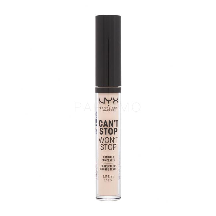 NYX Professional Makeup Can&#039;t Stop Won&#039;t Stop Contour Concealer Korrektor nőknek 3,5 ml Változat 06 Vanilla
