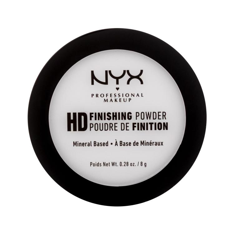 NYX Professional Makeup High Definition Finishing Powder Púder nőknek 8 g Változat 01 Translucent
