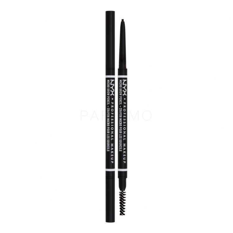 NYX Professional Makeup Micro Brow Pencil Szemöldökceruza nőknek 0,09 g Változat 08 Black
