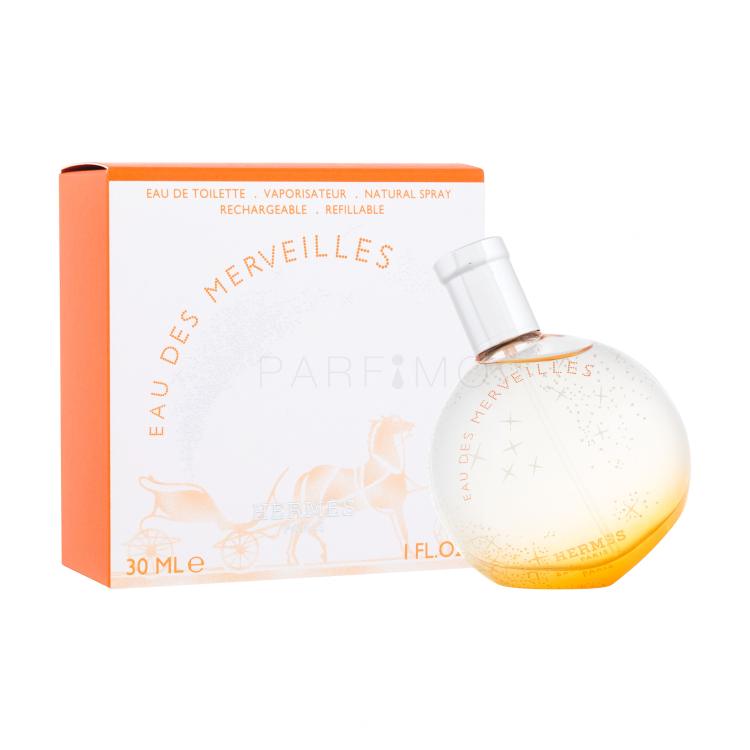 Hermes Eau Des Merveilles Eau de Toilette nőknek Utántölthető 30 ml
