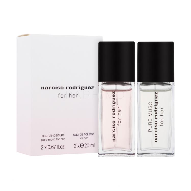 Narciso Rodriguez For Her Pure Musc Ajándékcsomagok Eau de Parfum 20 ml + For Her Eau de Toilette 20 ml